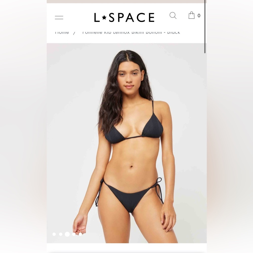 LSpace Pointelle Rib Lennox Bikini Bottom + Top
